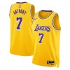 Maillot Homme Los Angeles Lakers Carmelo Anthony 7 2022-23 Nike Icon Edition Gold Swingman